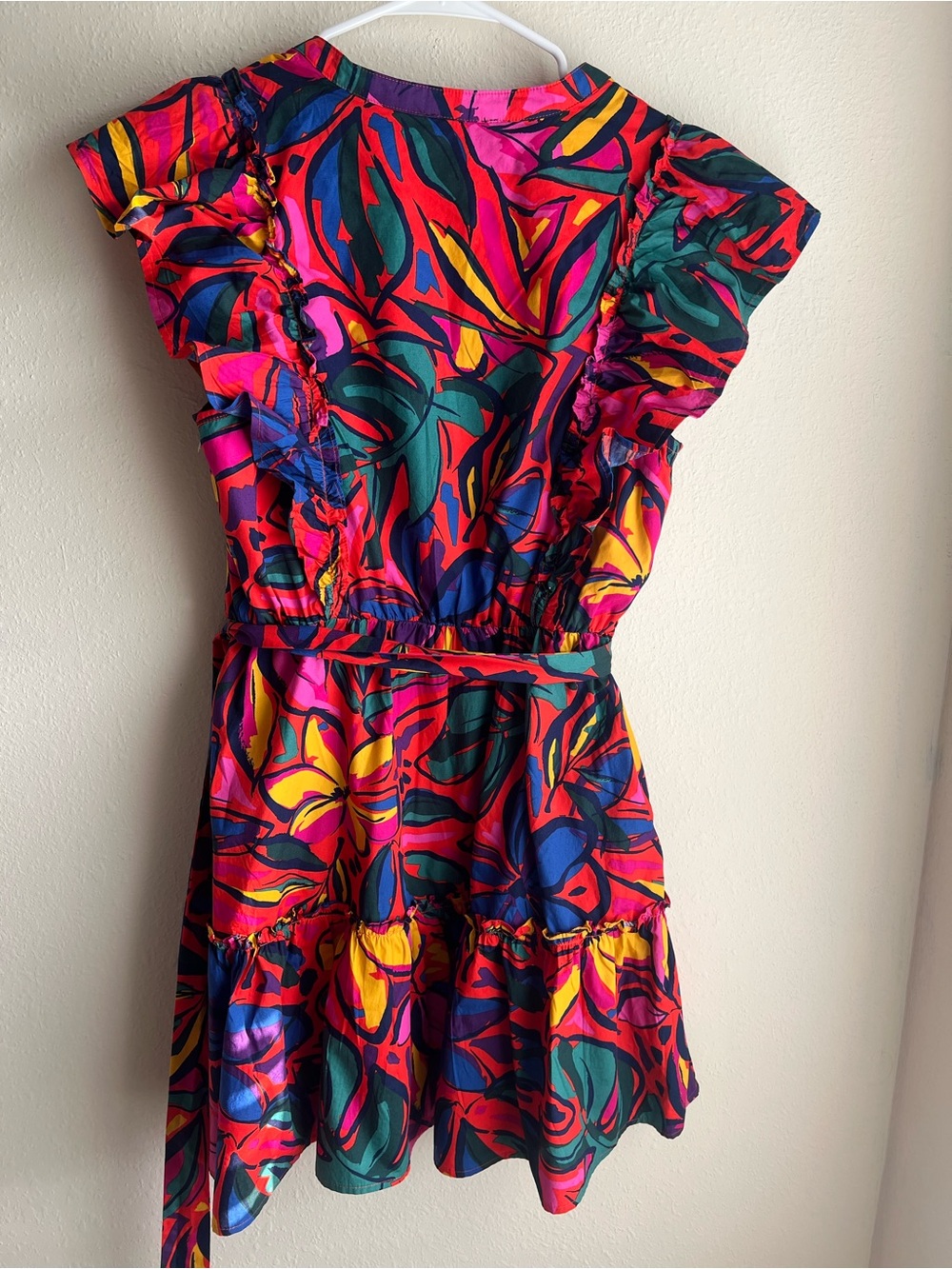 Sugarlips Multi-Color Floral Ruffle Mini Dress - Picture 4 of 9